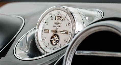 breitling clock bentley bentayga|Bentley Bentayga dashboard clock.